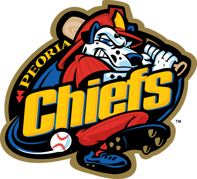 Peoria Chiefs 2013-pres primary logo iron on transfers for T-shirts